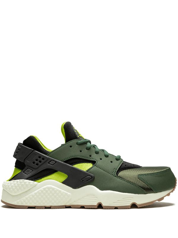 nike huarache olive green