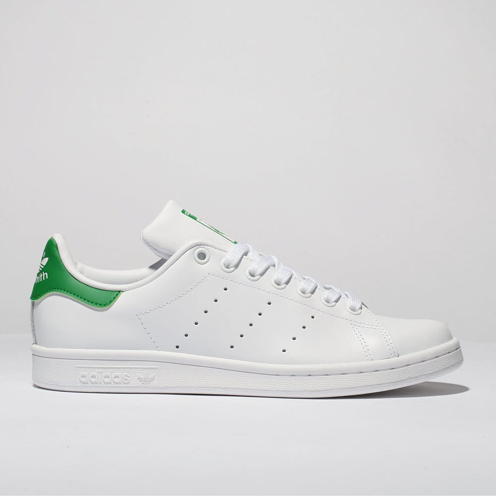 Womens White \u0026 Green adidas Stan Smith 