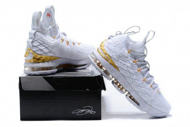 lebrons 15 white