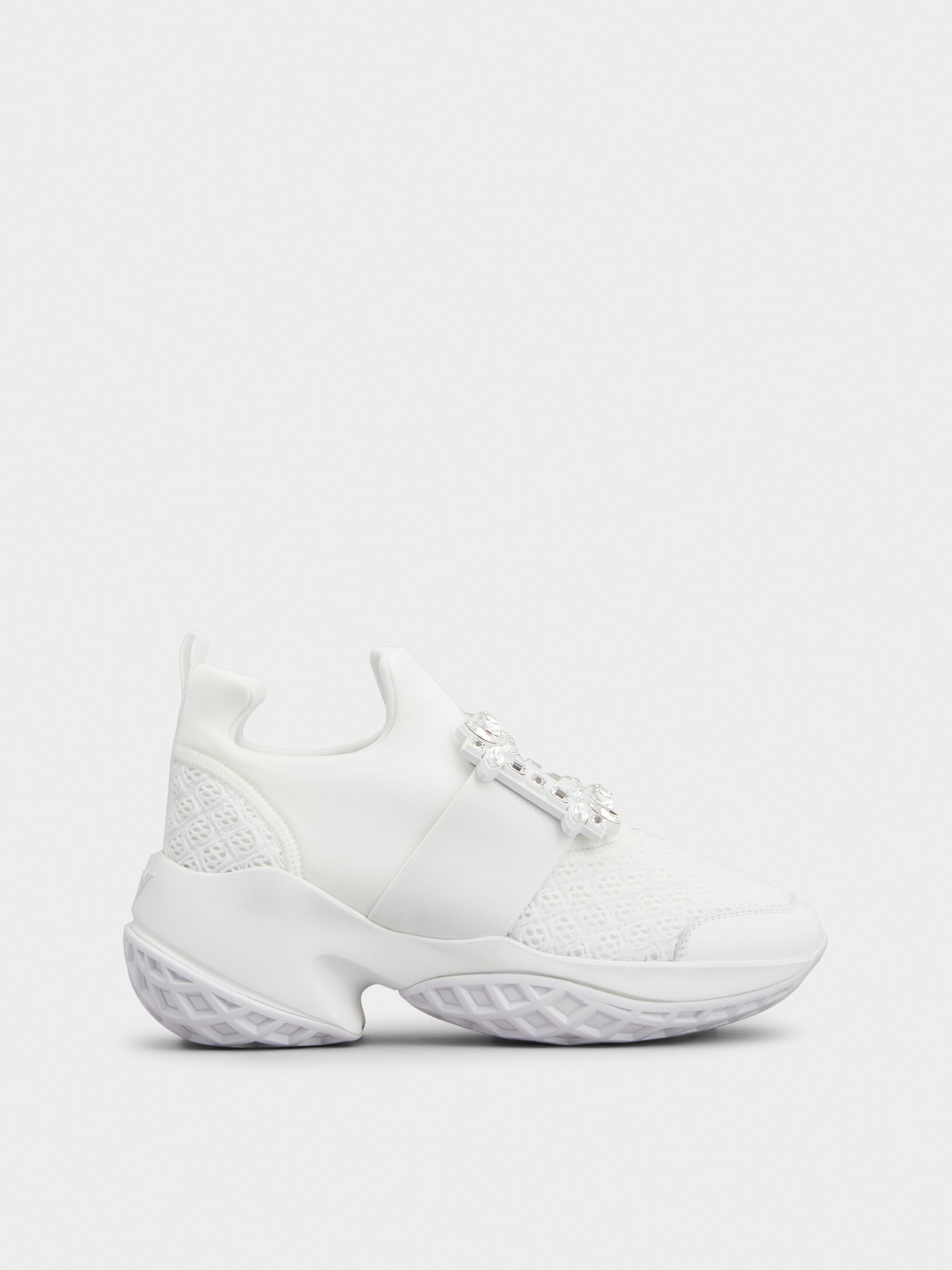 White Viv' Run Strass Buckle 