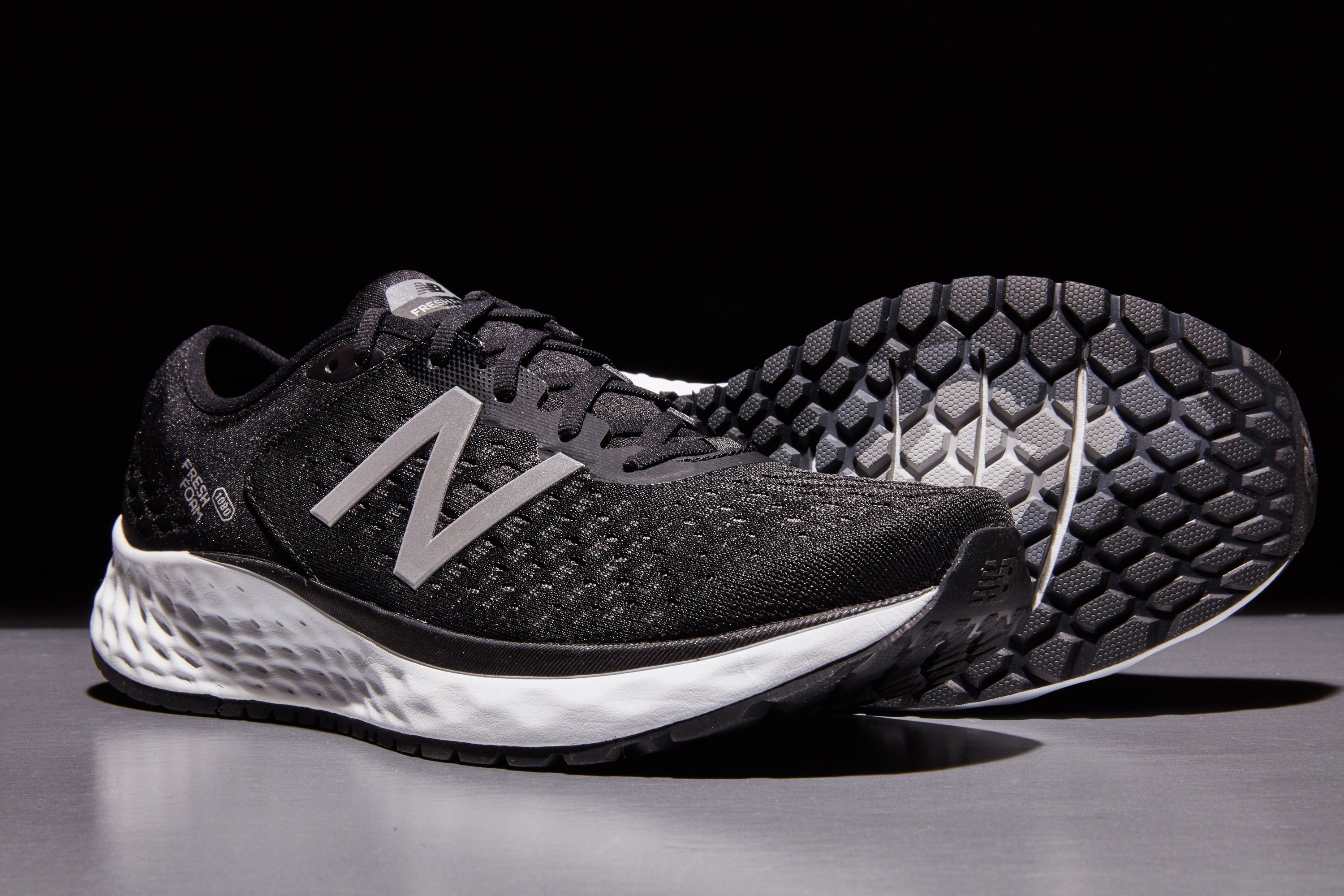 black new balance running shoes