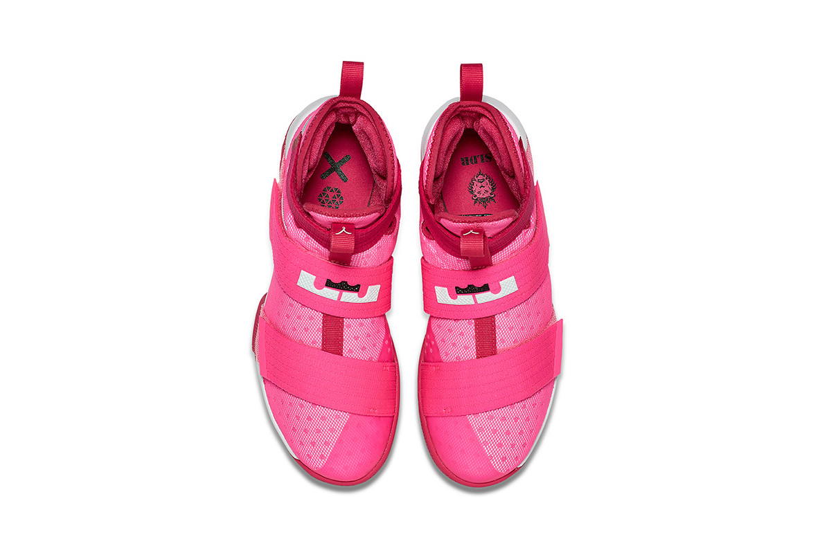 lebron 10 soldier pink