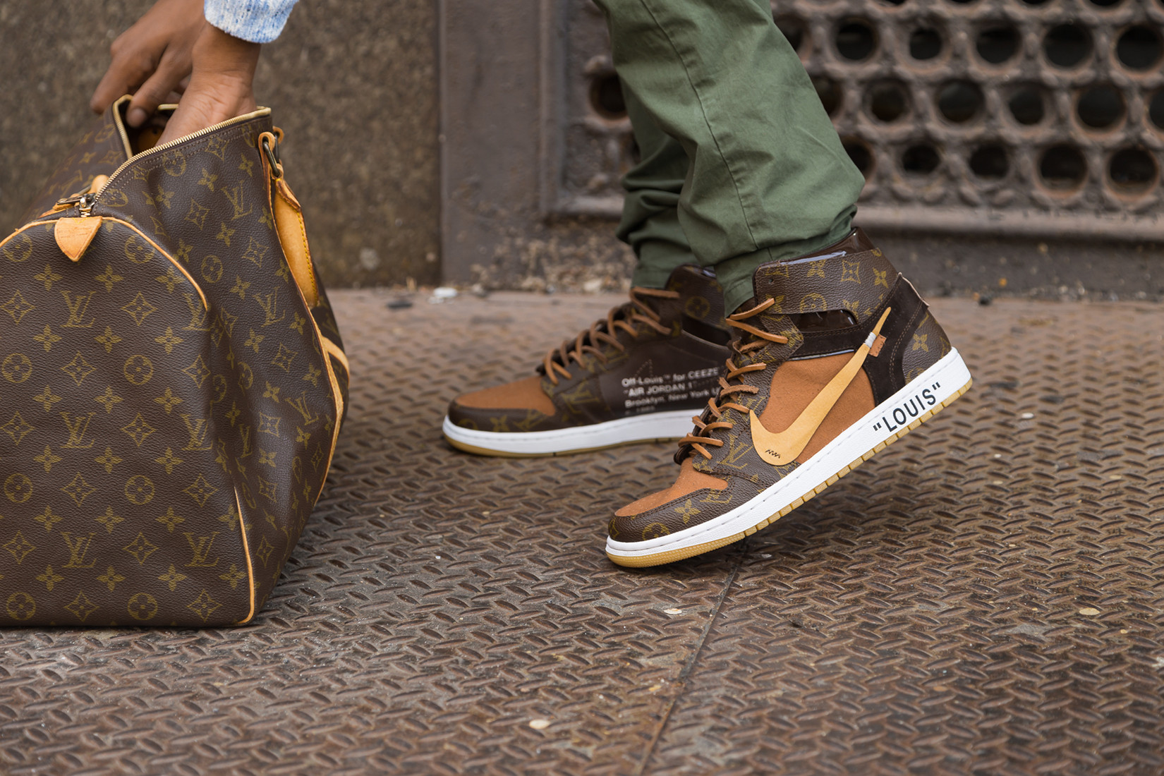lv nike shoes