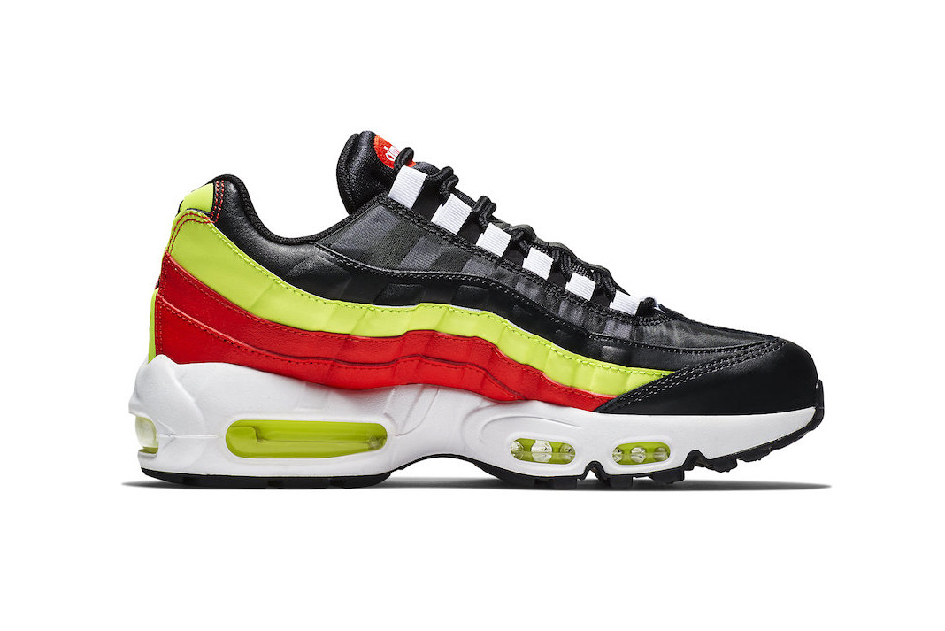 Air Max 95 in Black/Red/Neon Green 