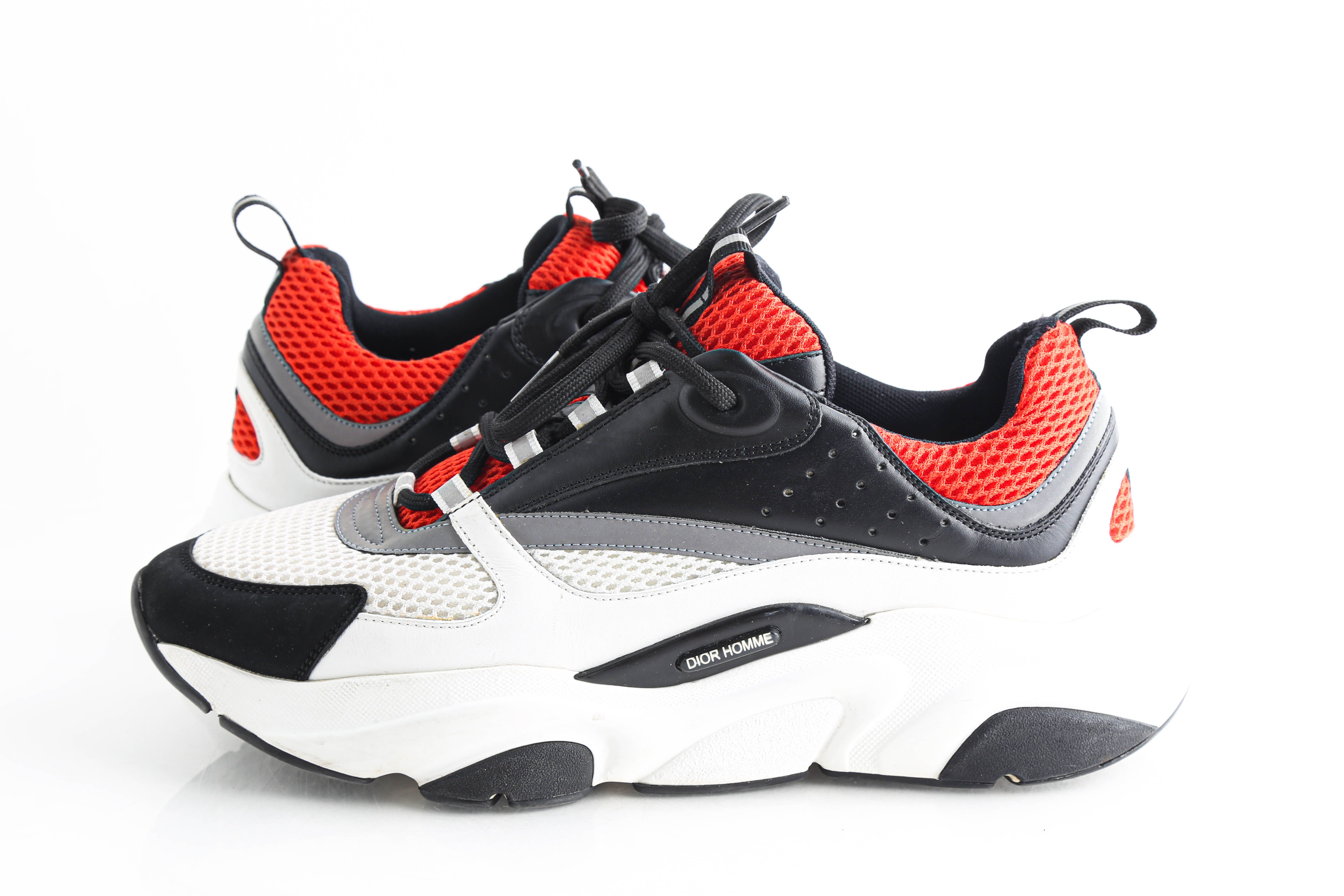Dior B22 Sneakers in Orange Technical 