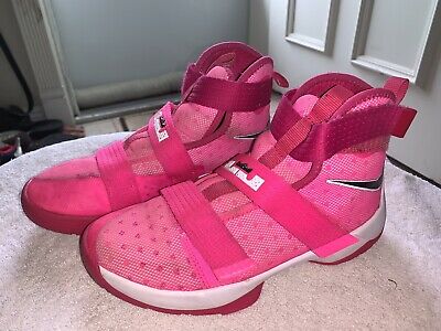 lebron 10 soldier pink