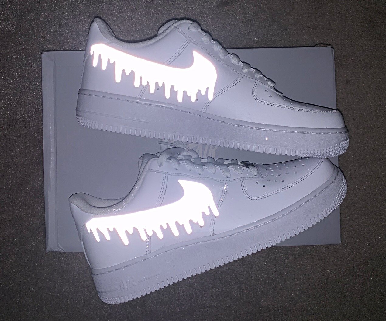 Reflective Drip Air Force 1 — Cvlture Shop