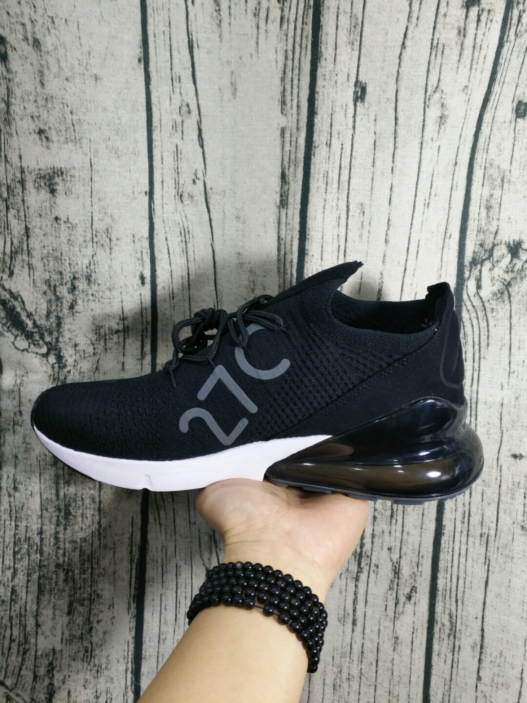 2019 New Nike Air Max 27C Flyknit Black 