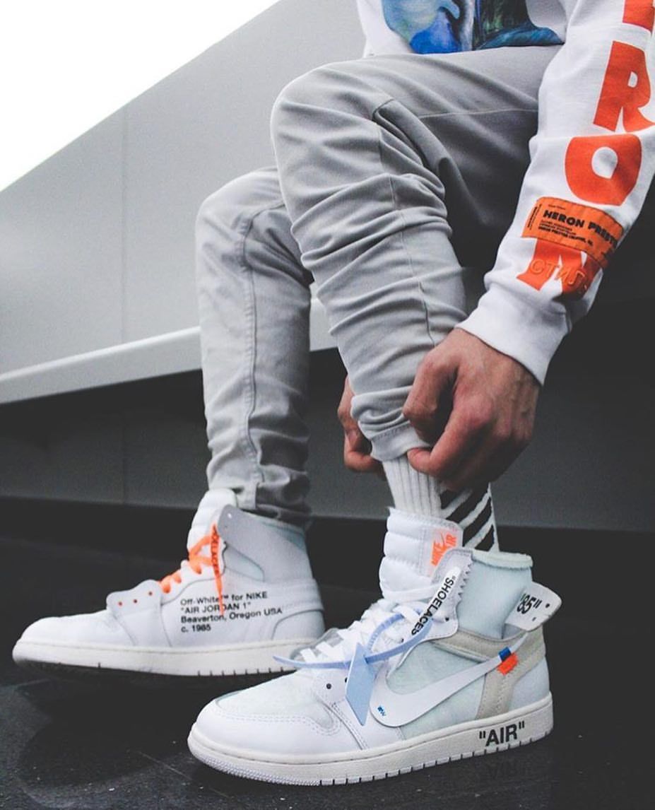 air jordan 1 off white white