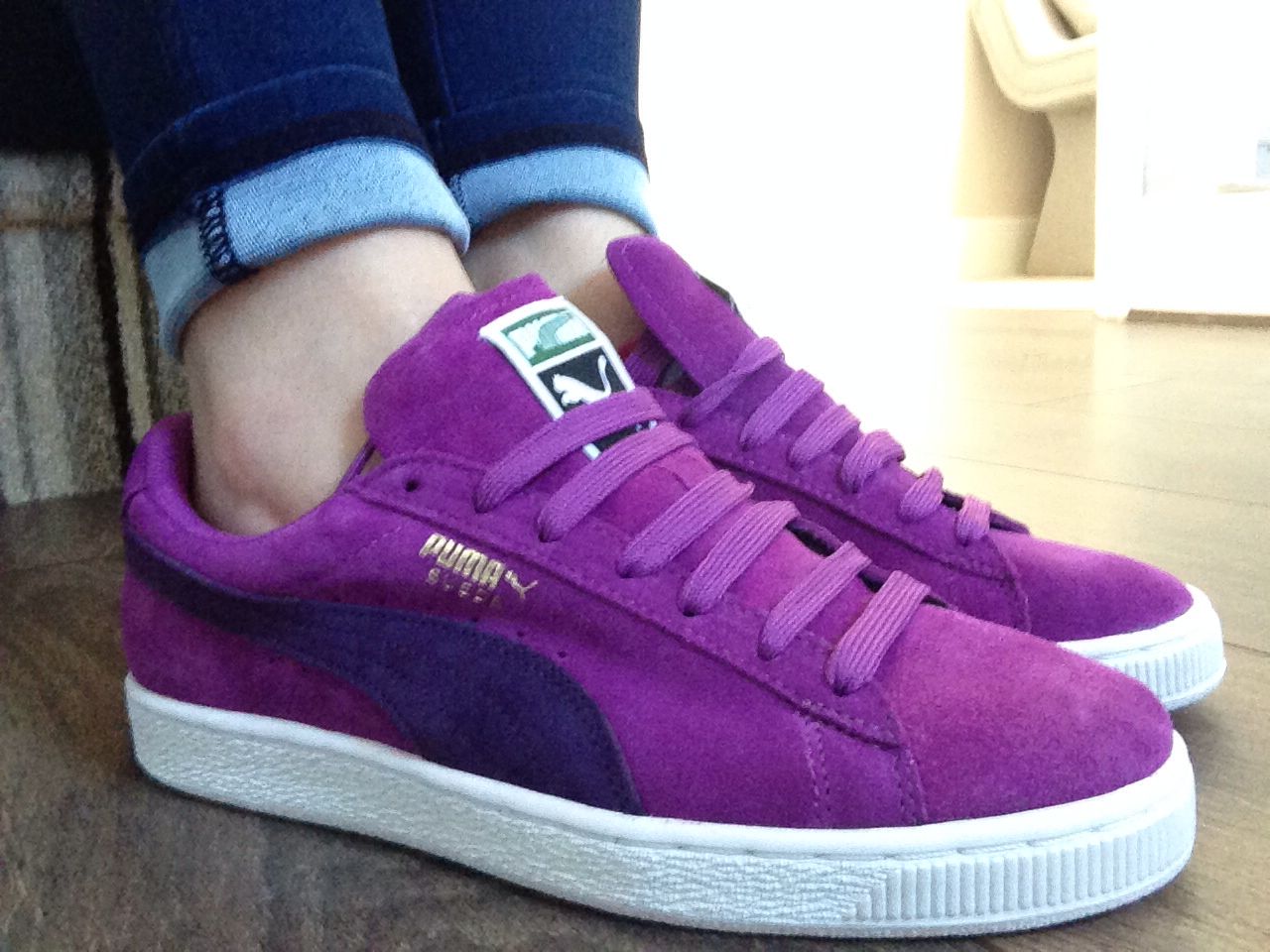 puma suede purple