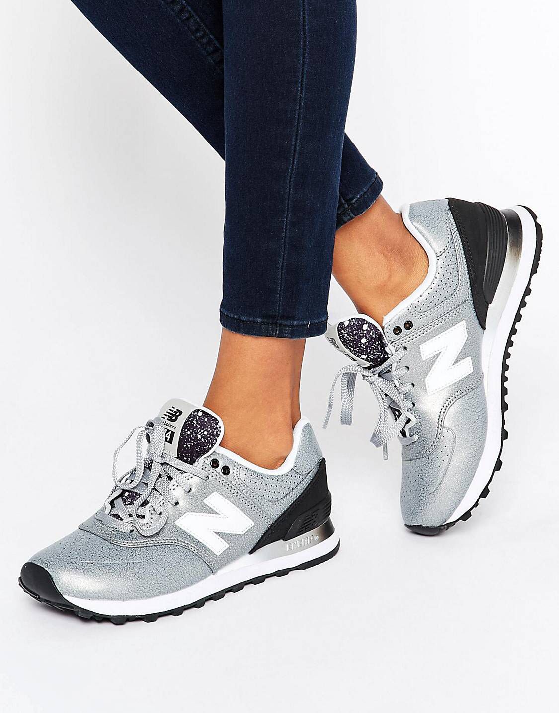 New Balance 574 Silver Metallic 