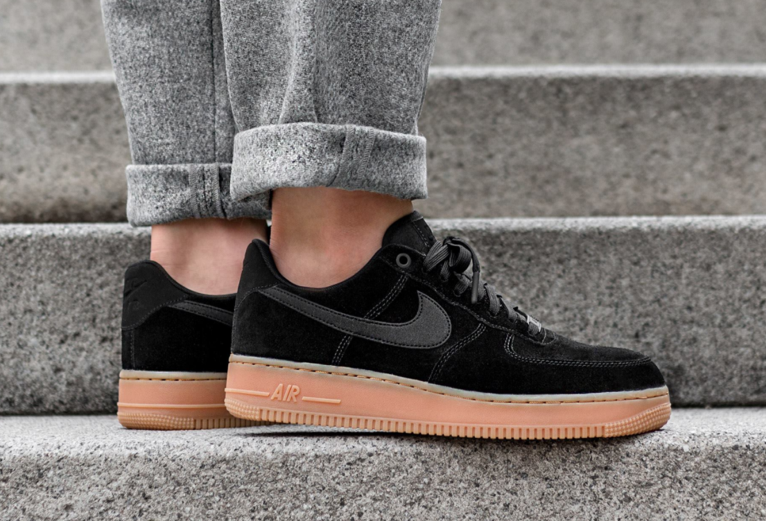 air force 1 black gum