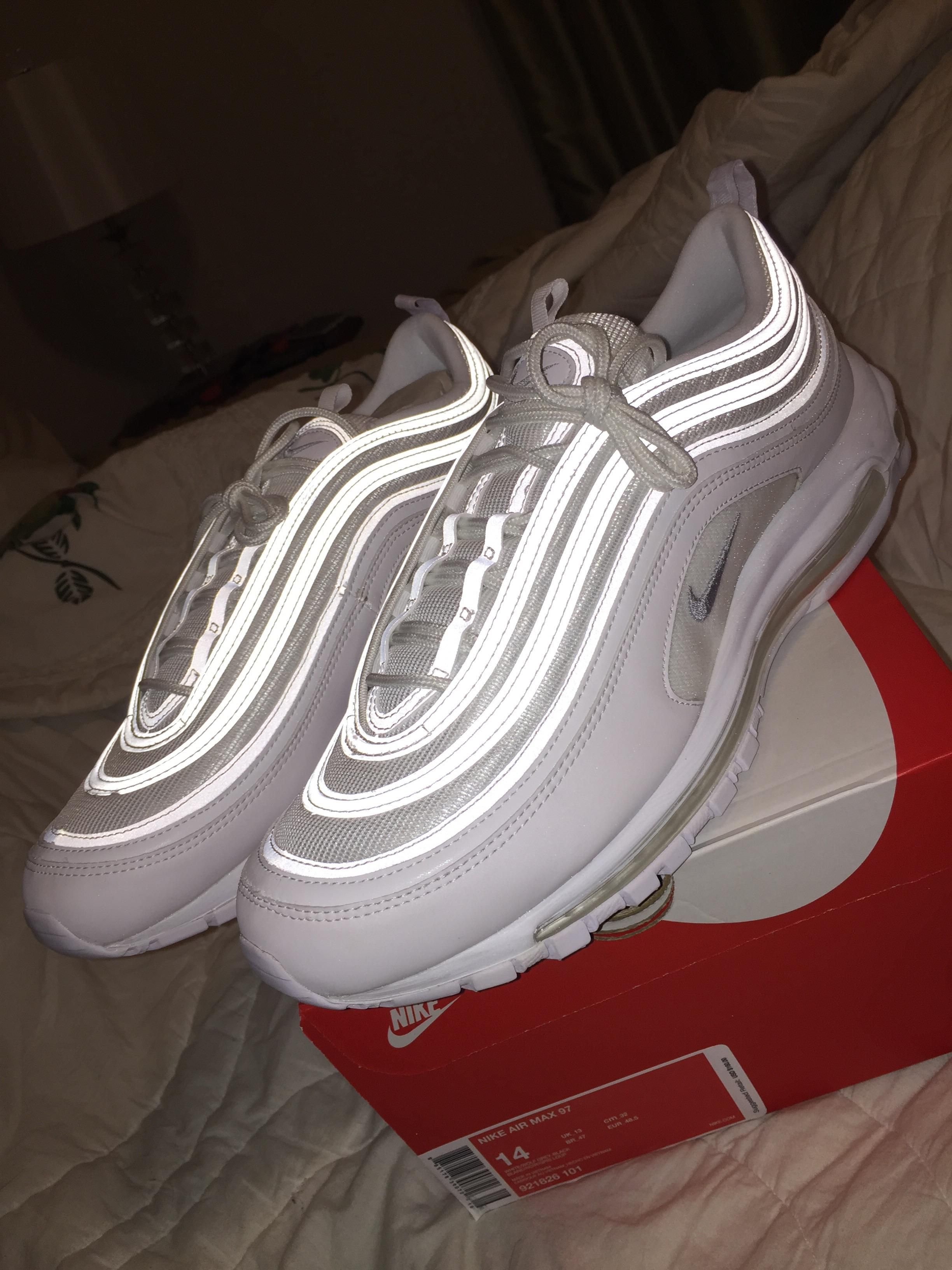 air maxes 97 all white
