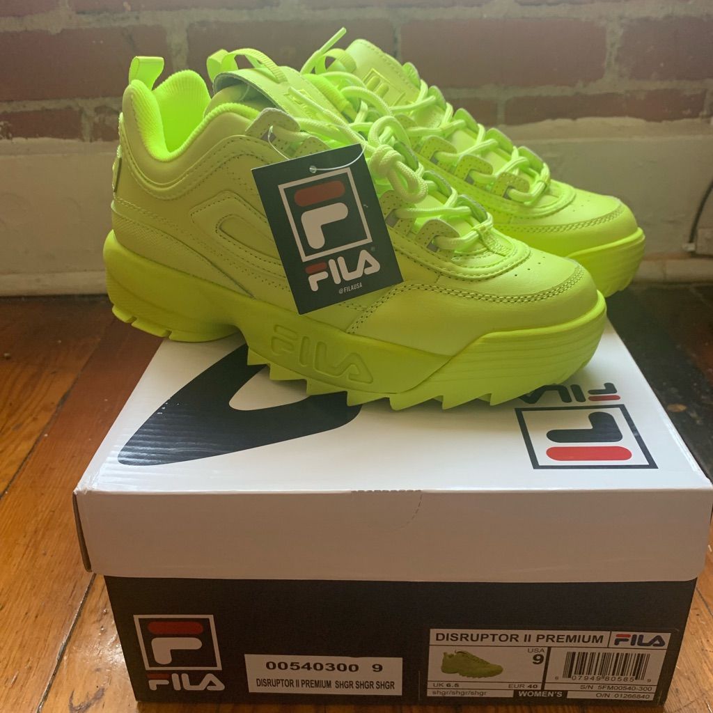 fila green shoes