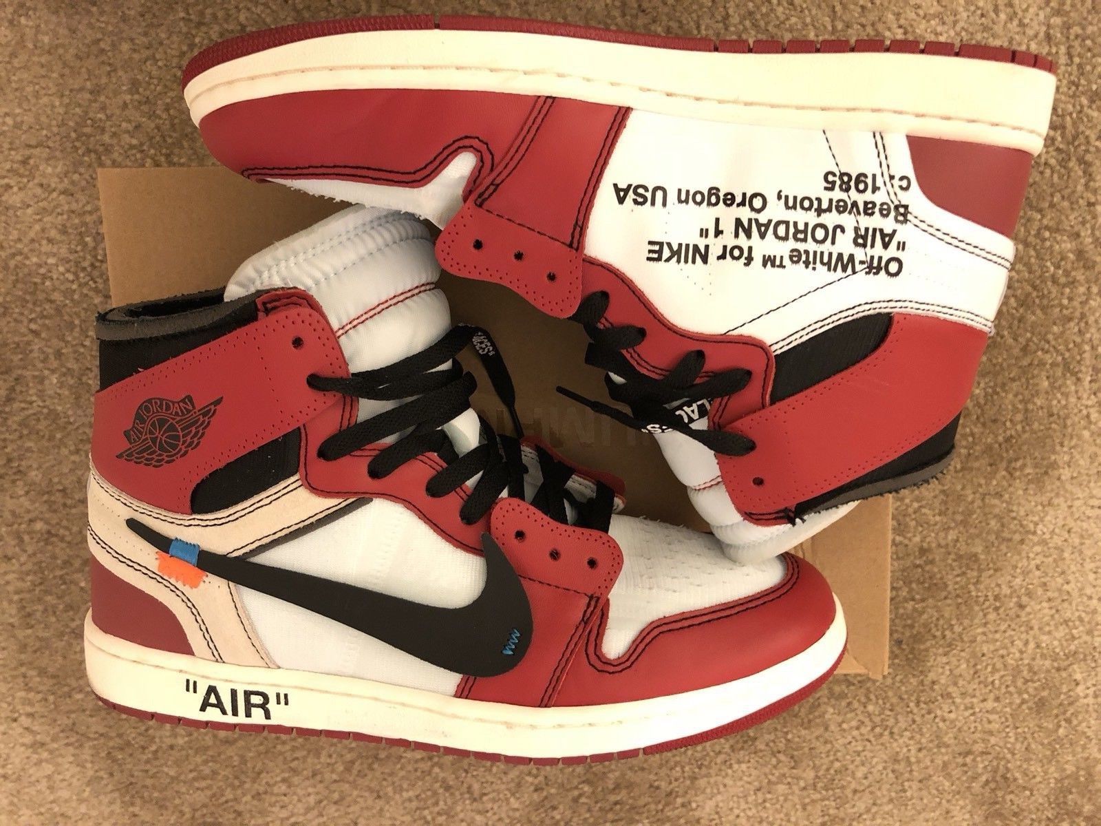 air jordan 1 off white chicago