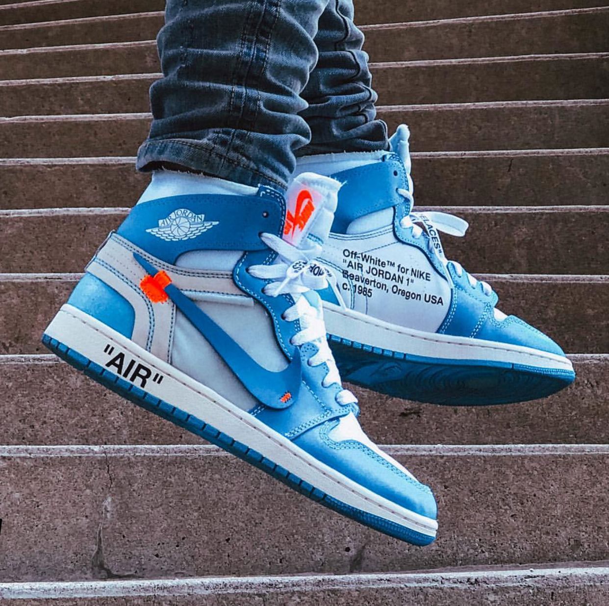 air jordan 1 off white unc