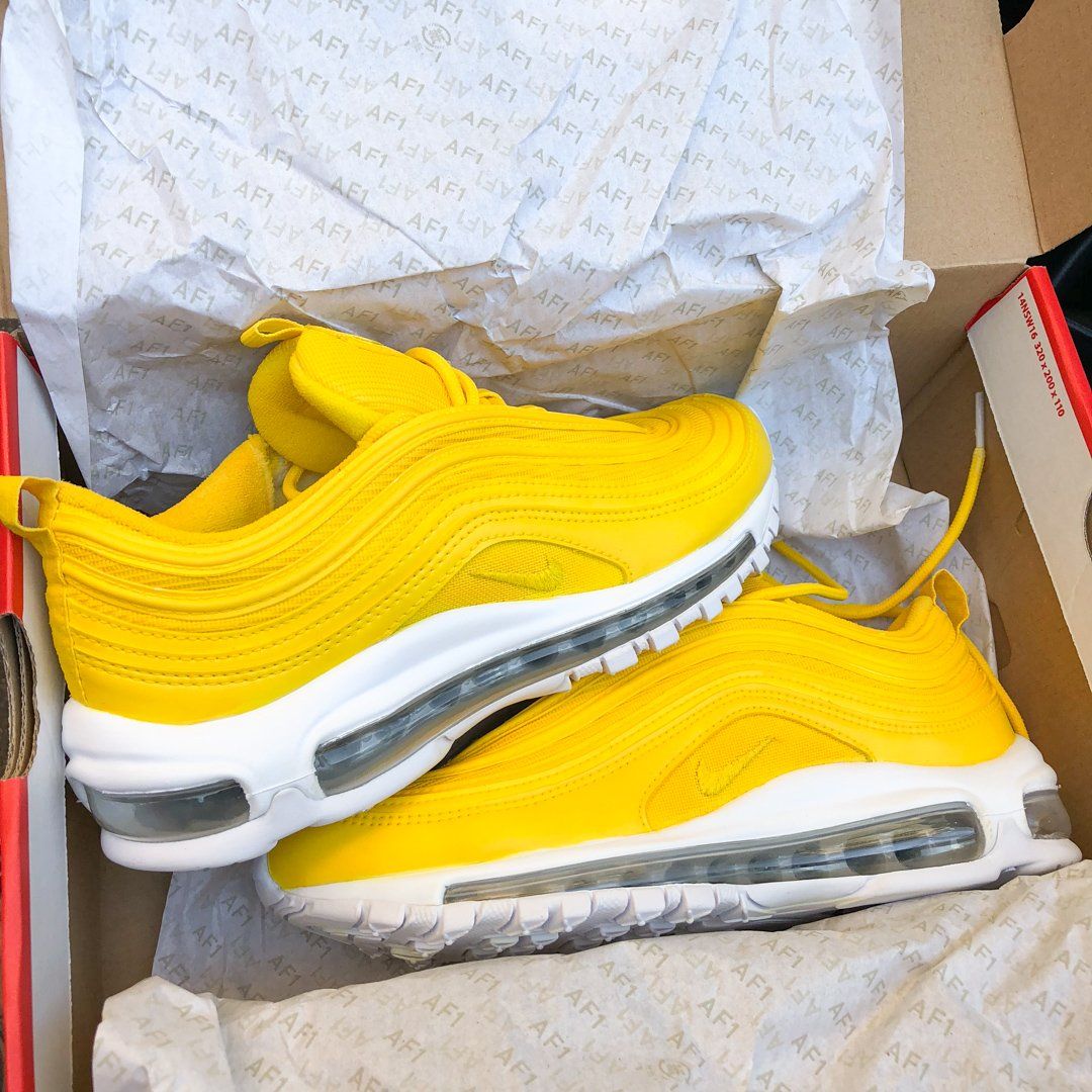 yellow air maxes 97