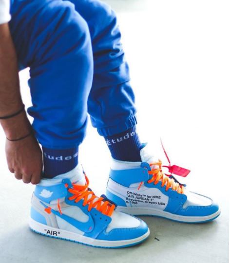 air jordan 1 off white unc