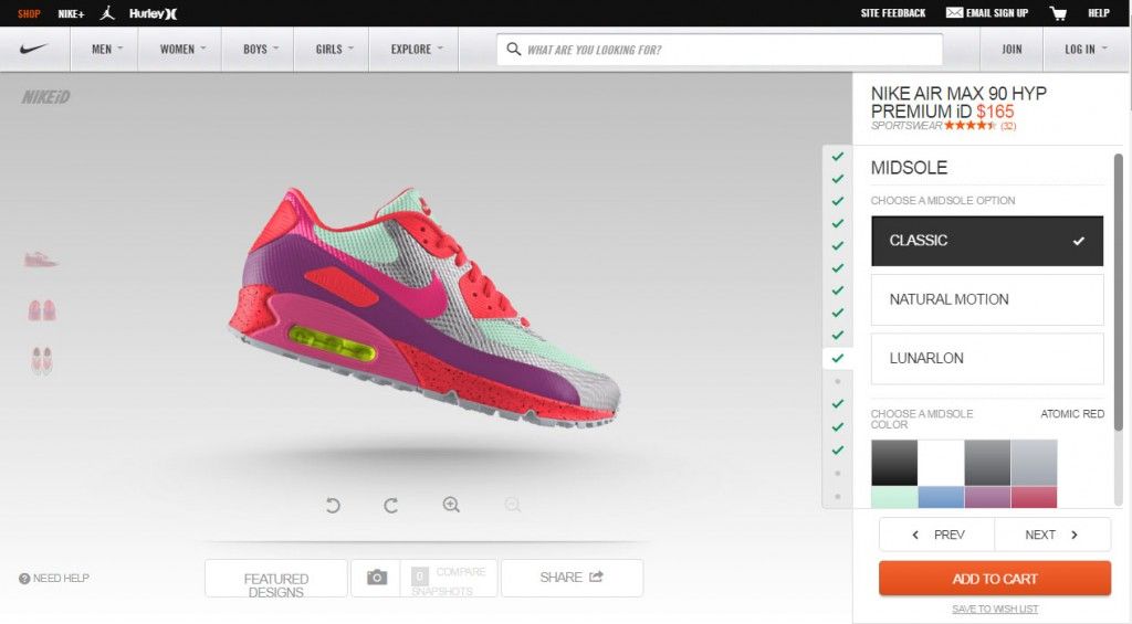 design your own sneakers online