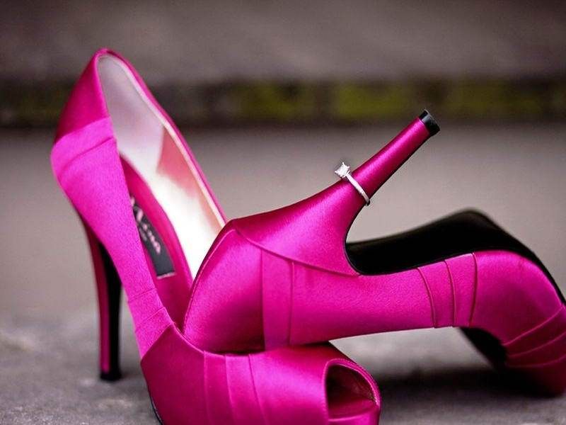 Pink shoes heels, Pink wedding shoes 