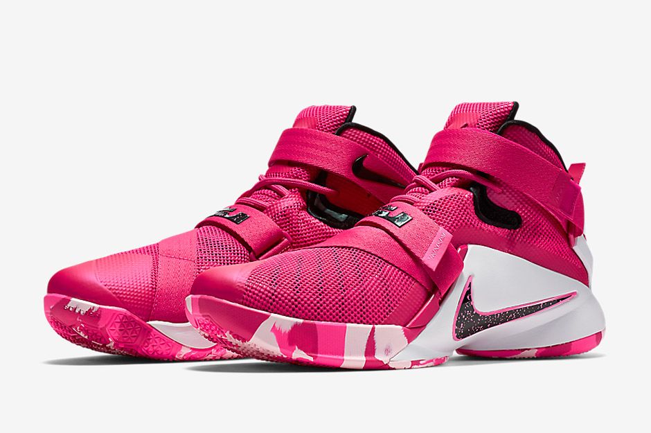 lebron 10 soldier pink