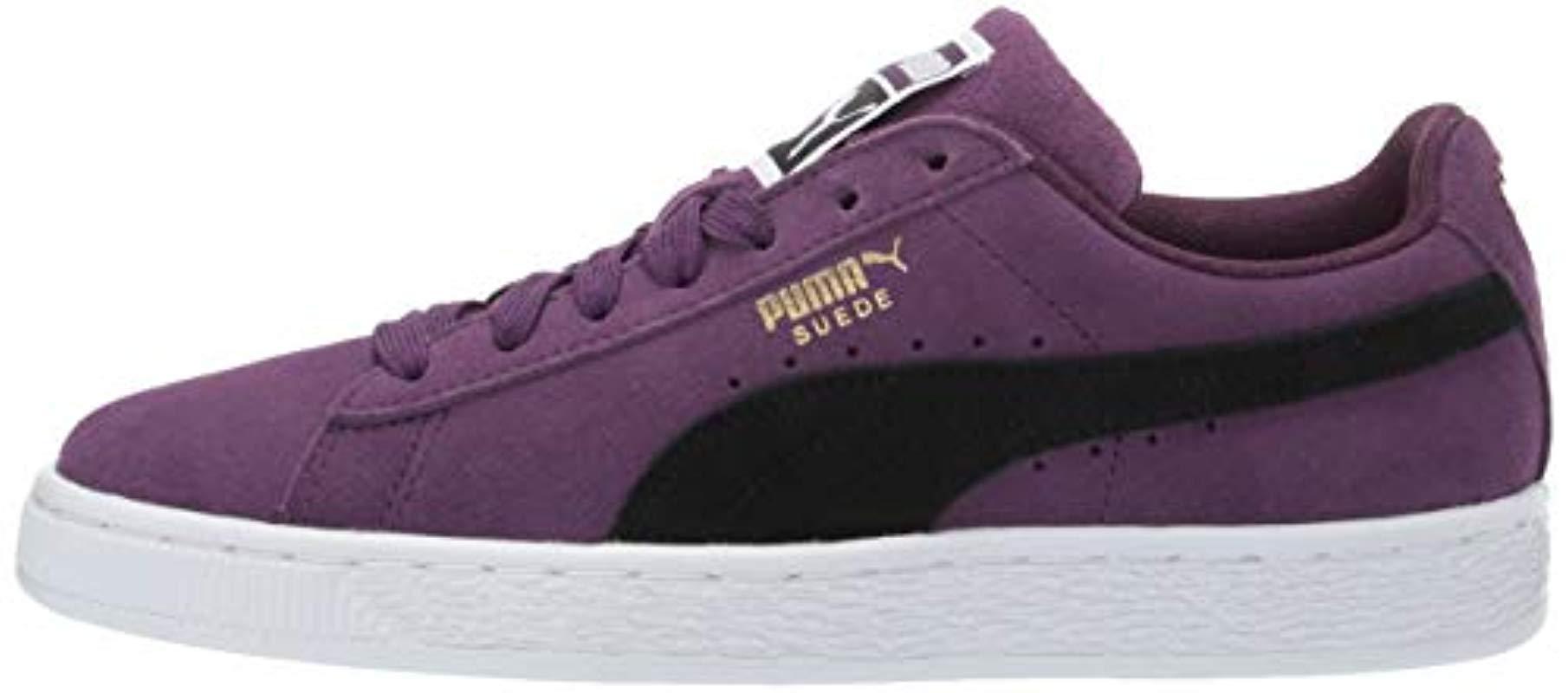 puma suede purple
