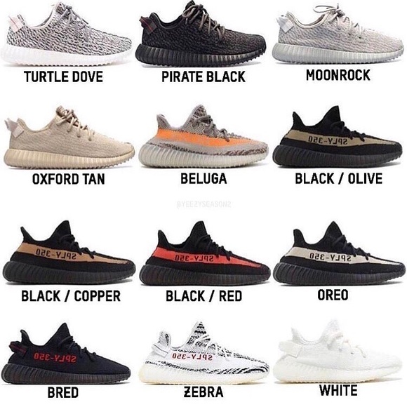 types of adidas shoes