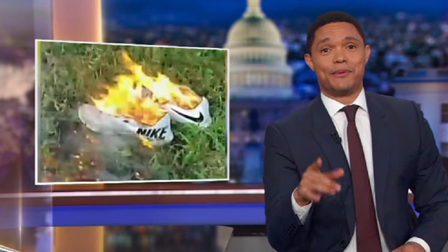 burned nikes