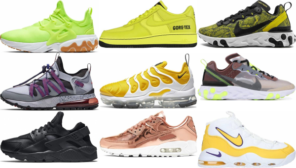 yellow womens nike shoes