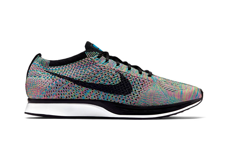 Rainbow Running Shoes : Nike Flyknit 