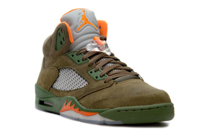 ShoeFax - Air Jordan 5 Army Olive