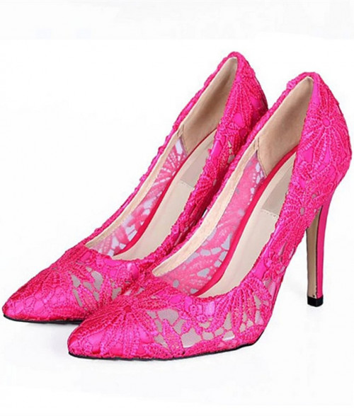 hot pink shoes for wedding