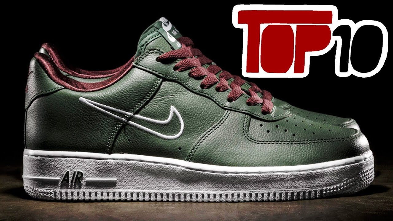 Top 10 Nike Shoes Of 2018 - YouTube