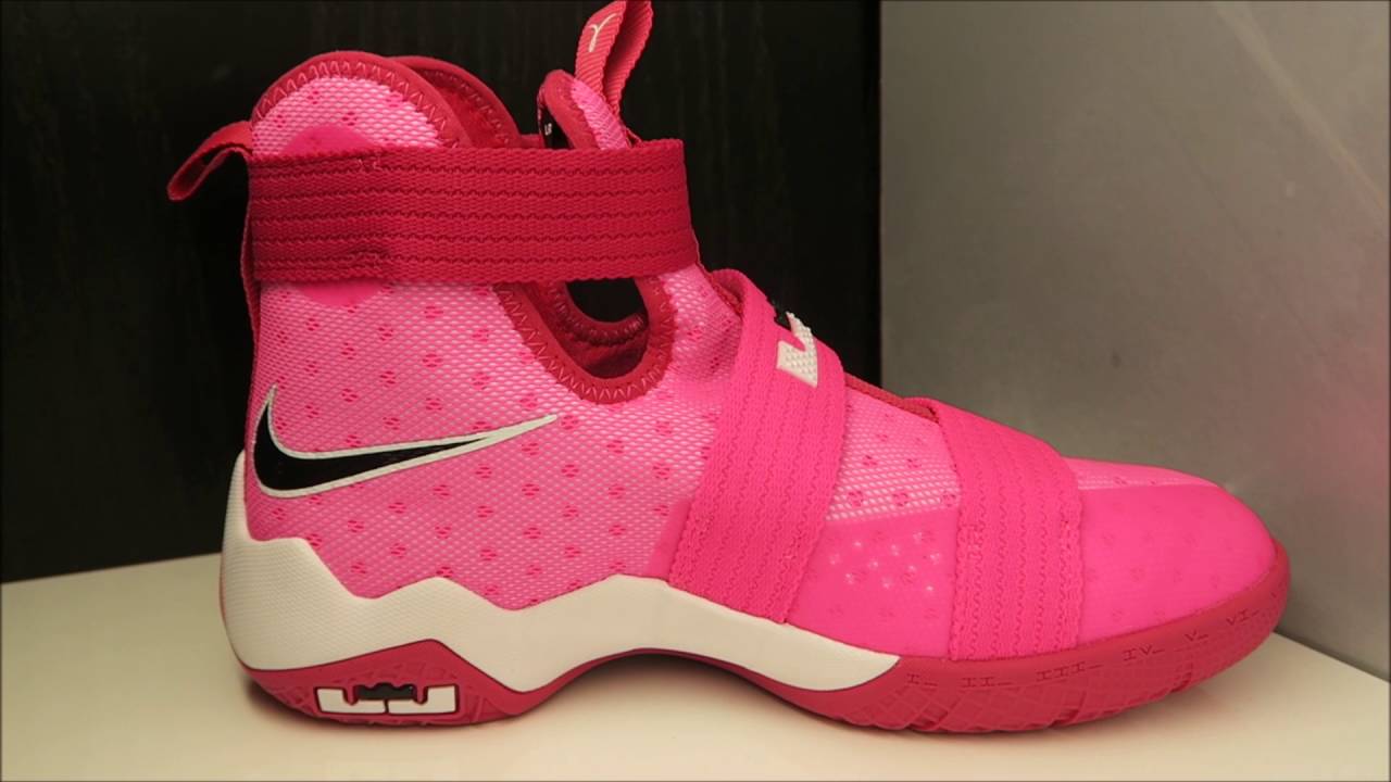 lebron 10 soldier pink