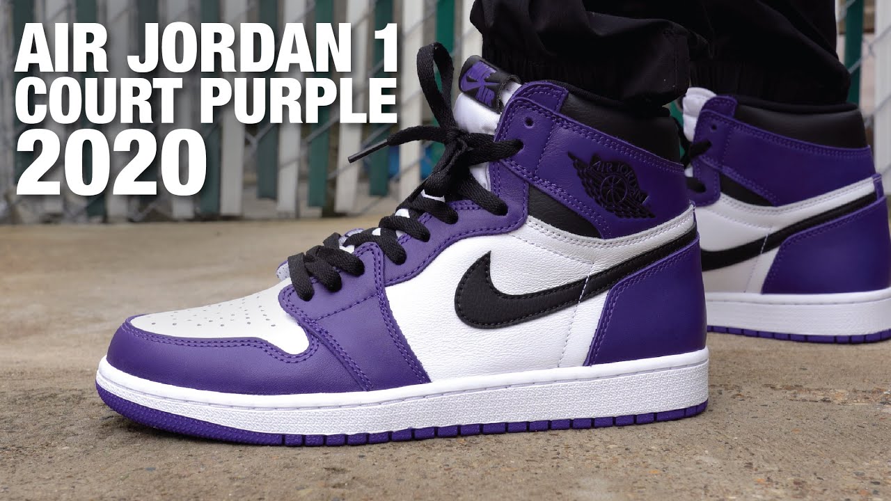 Air Jordan 1 Court Purple 2020 Review 