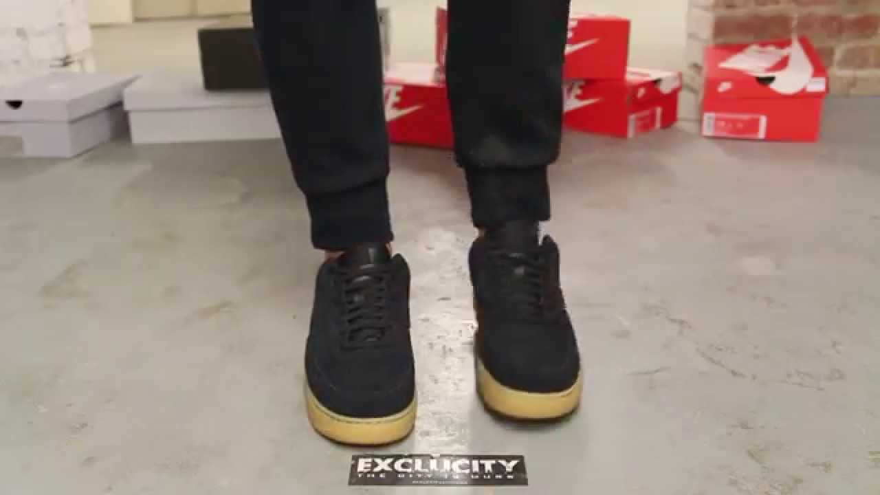 air force 1 black gum
