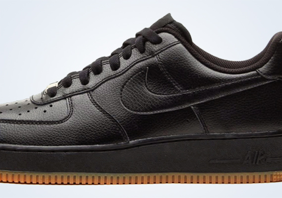 air force 1 black gum