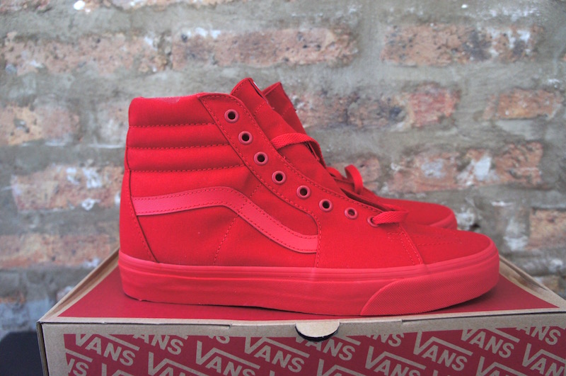 all red hi top vans \u003e Clearance shop