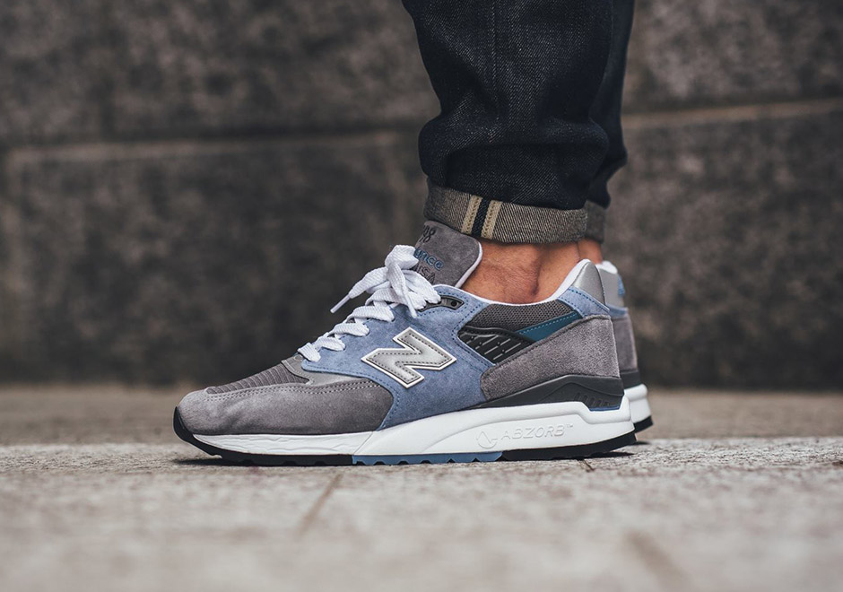 New Balance 998 Grey Light Blue 
