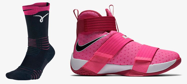 lebron 10 soldier pink
