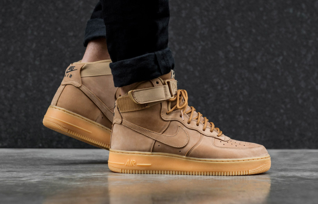 nike air force 1 flax high