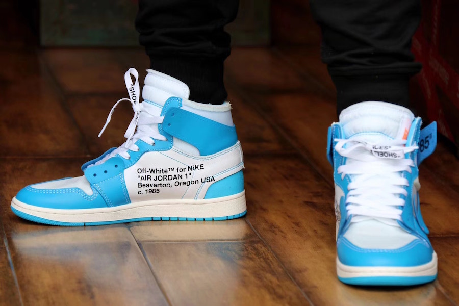 air jordan 1 off white unc