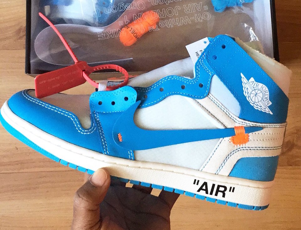 air jordan 1 off white unc