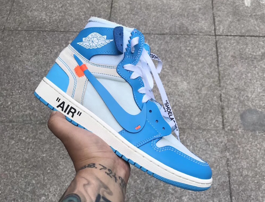 air jordan 1 off white unc