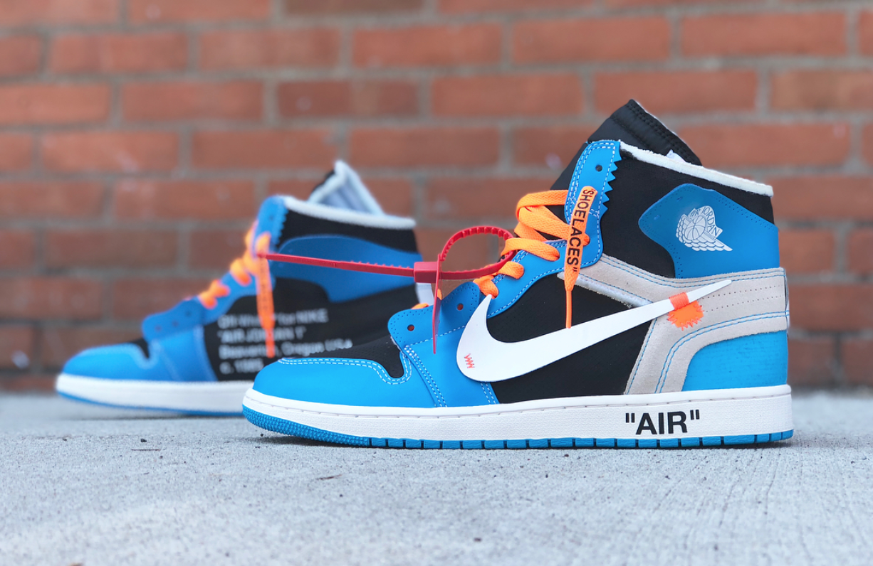 air jordan 1 off white unc