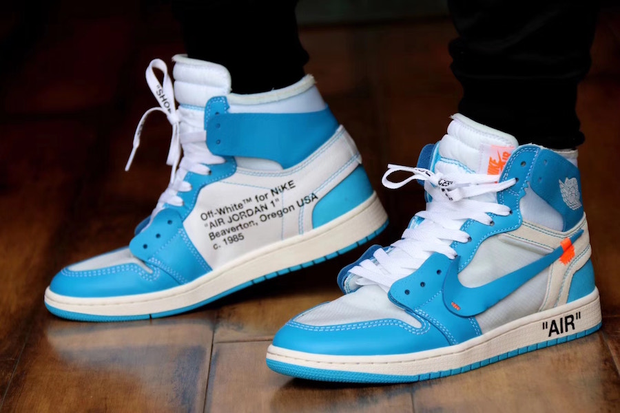 air jordan 1 off white unc