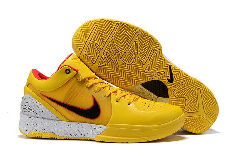 Nike Zoom Kobe 4 Protro Yellow White 