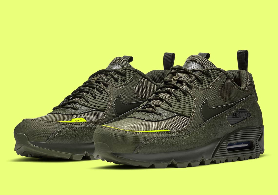 nike olive green air max